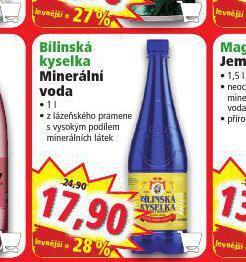 Norma Bílinská kyselka nabídka