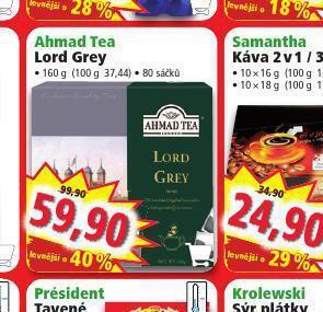 Norma Ahmad tea lord grey nabídka