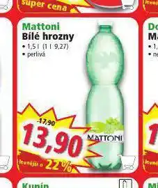 Norma Mattoni bílé hrozny nabídka