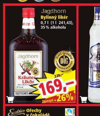 Norma Jagdhorn bylinný likér nabídka