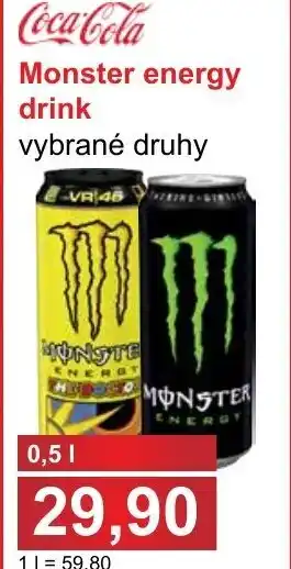 PLUS JIP coca-cola monster energy drink 0,5l nabídka