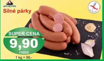 PLUS JIP Silné párký 100g nabídka