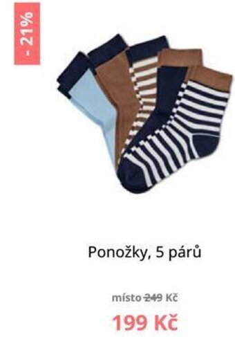 Tchibo Ponožky, 5 párů nabídka