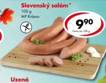 CBA MP Krásno Slovenský salám 100g nabídka