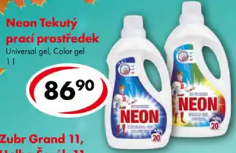 Neon Tekutý prací prostředek Universal gel, Color gel 1l