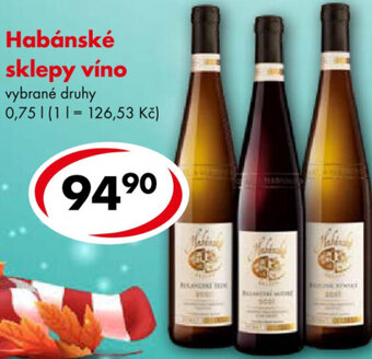 Habánské sklepy víno 0,75l