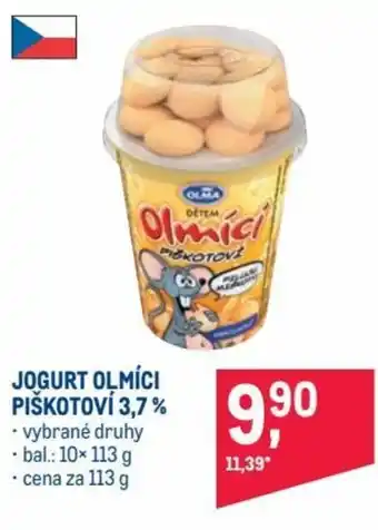 Makro olma jogurt olmíci piškotovi 3,7% 113g nabídka