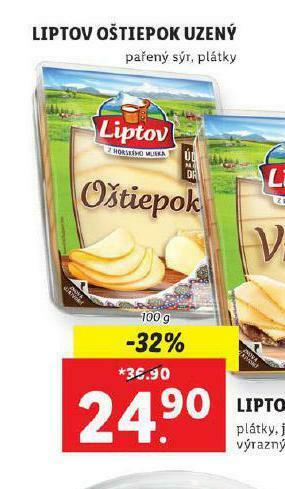 Lidl Liptov oštiepok uzený nabídka
