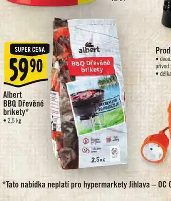 Albert Albert bbq dřevěné brikety nabídka