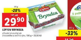 Lidl Liptov bryndza nabídka