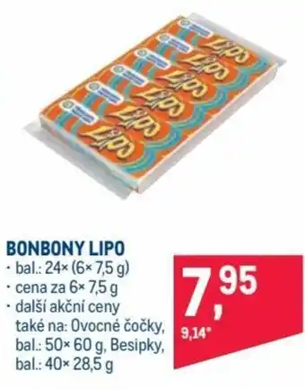 Makro lipo bonbony 6x7,5g nabídka