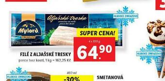 Lidl Filé z aljašské tresky nabídka