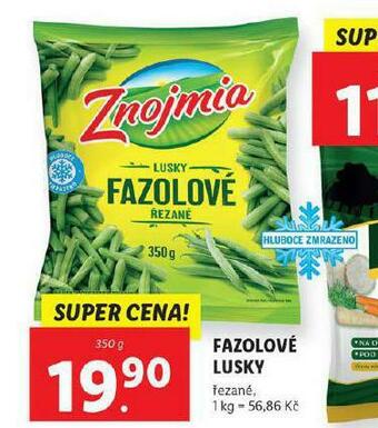 Lidl Fazolové lusky nabídka