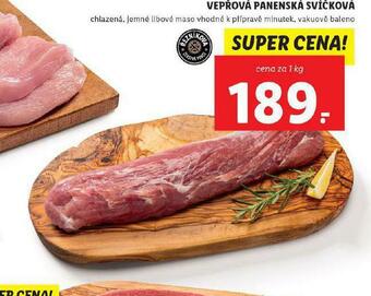 Lidl Vepřová panenská svíčková nabídka