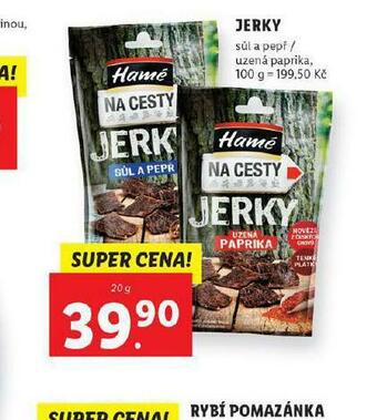 Lidl Jerky nabídka