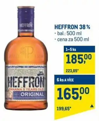 Makro heffron 38% 500ml nabídka