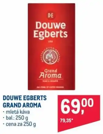 Makro douwe egberts grand aroma 250g nabídka