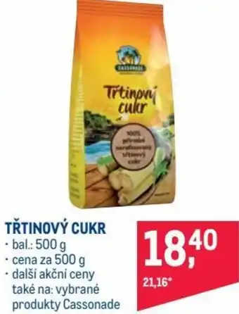 Makro třtinový cukr 500g nabídka