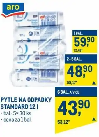 Makro aro pytle na odpadky standard 12l nabídka