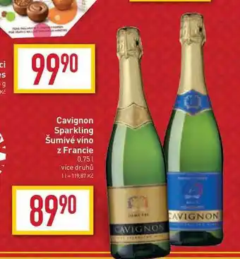 Billa Cavignon sparkling šumivé víno z francie 0,75l nabídka