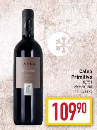 Billa Caleo primitivo 0,75l nabídka