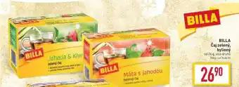 Billa Billa čaj zelený od 24 g nabídka
