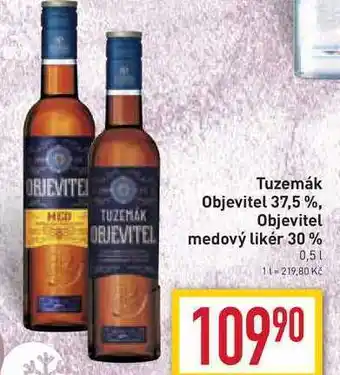 Billa Tuzemák objevitel 37,5 %0,5 l nabídka