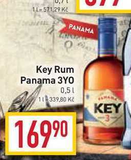 Key rum panama 3yo 0,5l