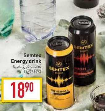Billa Semtex energy drink 0,5l nabídka