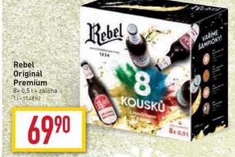Rebel originál premium 8x 0,5l
