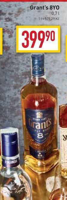 Billa Grant's 8yo 0,7l nabídka