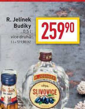Billa R. jelínek budíky 0,5l nabídka