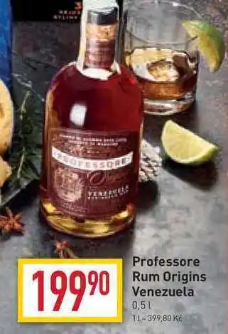 Billa Professore rum origins venezuela 0,5l nabídka