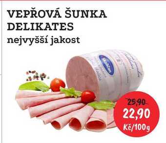 RABBIT řeznictví Vepřová šunka delikates, 100 g nabídka
