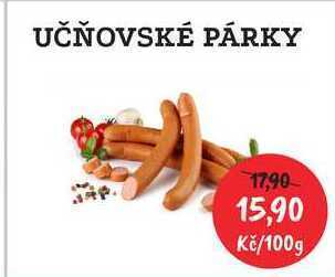 RABBIT řeznictví Učňovské párky, 100 g nabídka