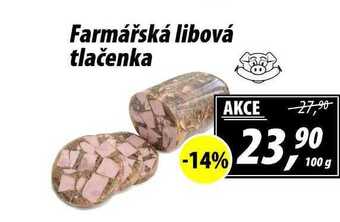 ZEMAN Farmářská libová tlačenka, 100 g nabídka