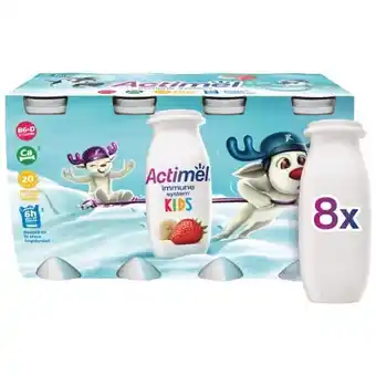 Actimel kids probiotický nápoj banán a jahoda 8×100 g