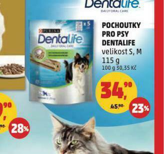 Penny Market Dentalife pochoutky pro psy nabídka