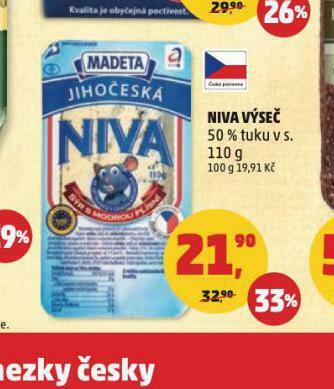 Penny Market Niva výseč nabídka