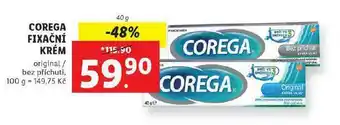 Lidl Corega fixačné krém nabídka