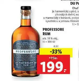Lidl Professore caribean rum nabídka