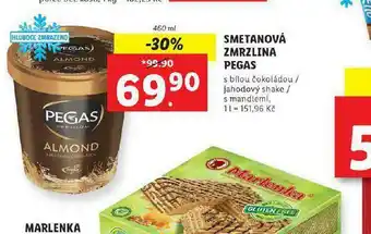 Lidl Smetanová zmrzlina pegas nabídka