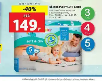 Pampers dětské pleny