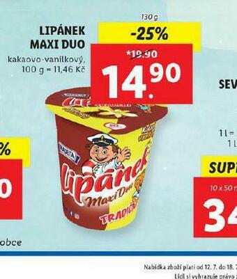 Lidl Lipánek maxi duo nabídka