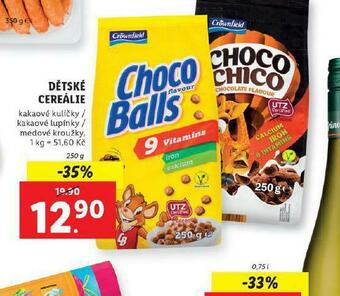 Lidl Dětské cereálie nabídka