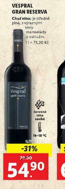 Vespral gran reserva