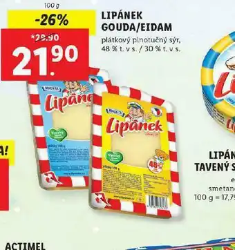 Lidl Madeta lipánek gouda / eidam nabídka
