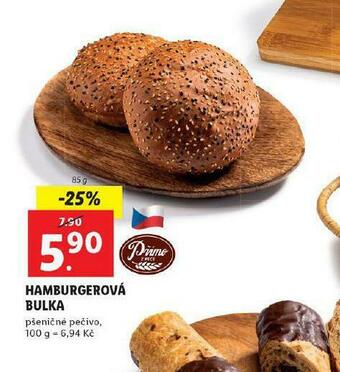 Lidl Hamburgerová bulka nabídka
