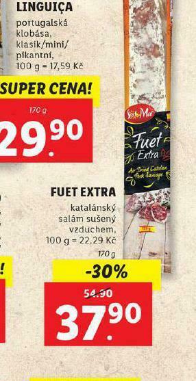 Lidl Fuet extra nabídka