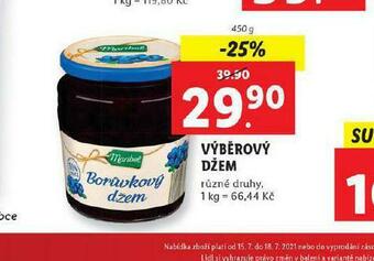 Lidl Výběrový džem nabídka